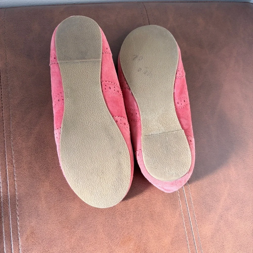 Mini Boden Coral Red Girls Flats